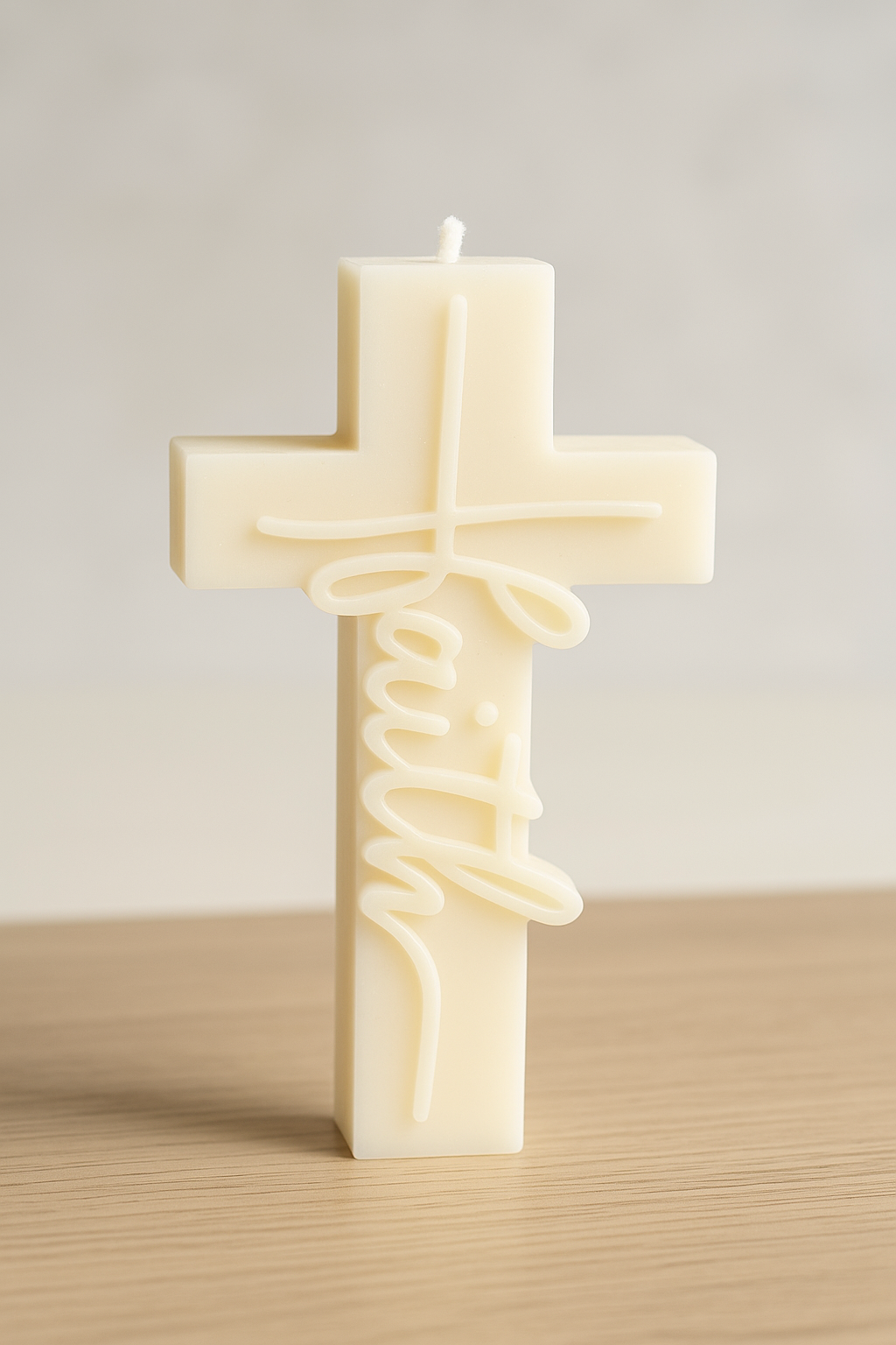 White & Pink - Cross Candles (BUNDLE DEAL)